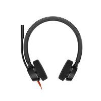 Poly HP Poly Blackwire 3320 USB-C Stereo-Headset, für Microsoft Teams zertifiziert, + USB-C/A-Adapter, Kabelgebunden, 20 - 20000 Hz, 131 g, Kopfhörer, Schwarz