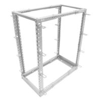 ALLNET ALL-SW4POST12GRAU, 12U, Freistehendes Gestell, 400 kg, Grau, 48,3 cm (19 Zoll), 515 mm