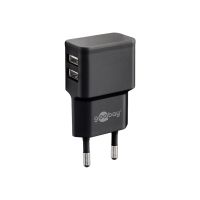 Goobay Dual USB charger - Netzteil - 12 Watt - 2.4 A - 2 Ausgabeanschlussstellen (USB)