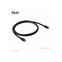 Club 3D Thunderbolt 5 zertifiziertes 8K240Hz, 80/120 Gbps EPR 240W Kabel M/M 1m