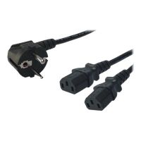 LogiLink Stromkabel - power IEC 60320 C13 zu power CEE 7/7 (M)