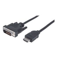 Manhattan HDMI to DVI-D 24+1 Cable, 1.8m, Male
