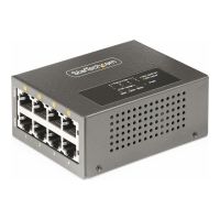 StarTech.com 4-Port Multi-Gigabit PoE++ Injector, bis 5G & 95W, Unmanaged - Power Injector (montierbar an DIN-Rail/Wand)