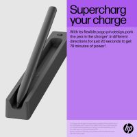 HP Wiederaufladbarer Slim Pen, HP, Grau, Eingebaut, China, Business, 13,9 g
