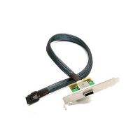 Supermicro CBL-0167L-LP - SAS-Kabel intern zu extern - 4x Shielded Mini MultiLane SAS (SFF-8088)