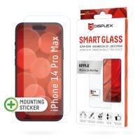 DISPLEX Smart Glass (9H) für Apple iPhone 14 Pro Max, Montagesticker, unzerbrechlich, ultra-dünn, unsichtbar, Apple, iPhone 14 Pro Max, Trockene Anwendung, Schlagfest, Kratzresistent, Staubresistent, Transparent, 1 Stück(e)