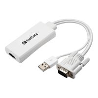 SANDBERG VGA+Audio to HDMI Converter - Videokonverter
