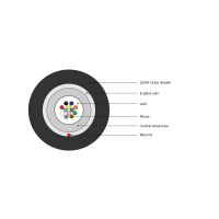 DIGITUS Verlegekabel Innen/Außen A/I-DQ (ZN) BH 50/125 µ OM4, 12 Fasern, BauPVO Dca, LSZH-1