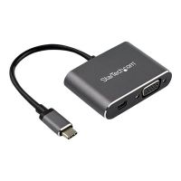 StarTech.com StarTech USB C Multiport Video Adapter, USB-C to 4K 60Hz Mini DisplayPort 1.2 or 1080p VGA Monitor Adapter, USB Type-C 2-in-1 MDP HBR2 HDR/VGA Display Converter, Works w/ Thunderbolt 3 - USB-C 2 in 1 Adapter (CDP2MDPVGA)