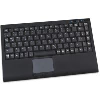 KeySonic ACK-540U+ (DE), Mini, Kabelgebunden, USB, QWERTZ, Schwarz