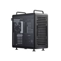 Cooler Master QUBE 540, Midi Tower, PC, Schwarz, ITX, micro ATX, ATX, EATX, Stahl, Gehärtetes Glas, 17,2 cm