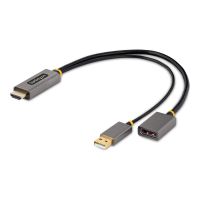 StarTech.com Startech 30 cm HDMI auf DisplayPort Adapter, 4K HDMI auf DP Kabel - Adapterkabel - HDMI, USB (nur Strom)
