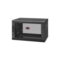 APC NetShelter WX AR106SH4 - Gehäuse - geeignet für Wandmontage - Schwarz - 6U - 48.3 cm (19")