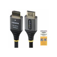 StarTech.com Startech - Premium High Speed - HDMI-Kabel - HDMI männlich zu HDMI männlich - 1.5 m - abgeschirmt - schwarz & silber - 4K60Hz-Unterstützung, 1440p (UWQHD)