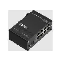 Teltonika TSW040 - Switch - unmanaged - 8 x 10/100 (PoE+)