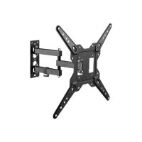Vision VFM-WA4X4/3 - Befestigungskit (Wandarm) - Doppelgelenk - für LCD-Display - kaltgewalzter Stahl - Schwarz - Bildschirmgröße: 94-152.4 cm (37"-60")