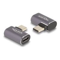 Delock USB-Adapter - USB-C (M) links/rechts abgewinkelt zu USB-C (W)