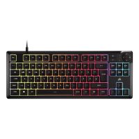 Corsair K55 CORE TKL RGB, Kabelgebunden, USB, Membran Key Switch, QWERTY, RGB-LED, Schwarz
