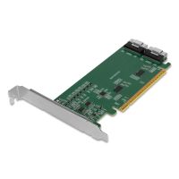 Icy Dock Adapter 2x SlimSAS 8i to PCIe with Redriver - Serial Attached SCSI (SAS) - SAS1