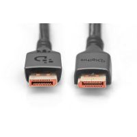 DIGITUS 16K DisplayPort Anschlusskabel, Version 2.1,  2m, 80G, schwarz