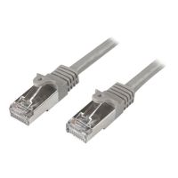 StarTech.com Startech 3m CAT6 Ethernet Cable, 10 Gigabit Shielded Snagless RJ45 100W PoE Patch Cord, CAT 6 10GbE SFTP Network Cable w/Strain Relief, Grey, Wiring is UL Certified/TIA - Category 6 - 26AWG (N6SPAT3MGR)