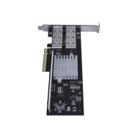 StarTech.com Startech Dual Port 40G QSFP+ Netzwerkkarte - Intel XL710 Open QSFP+ Converged Adapter - PCIe 40 Gigabit Ethernet Server NIC - 40GbE LWL LAN Karte - Dell PowerEdge HPE ProLiant (PEX40GQSFDPI)