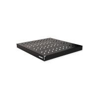 ROLINE Rack - Regal - 500 mm tief, Tragfähigkeit 50 kg - RAL 9005, Jet Black - 1U - 48.3 cm (19")