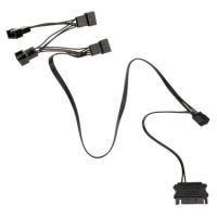 Kolink PGW-AC-KOL-113, Kabelverlängerung, Schwarz, 4-polig, Stecker/Buchse, 350 mm, 1 Stück(e)
