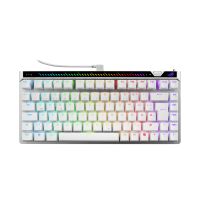 ASUS ROG Falchion Ace 75 HE WHT, Kabelgebunden, USB, Magnetic-mechanical key switch, QWERTZ, RGB-LED, Weiß