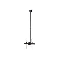 StarTech.com Startech Flachbildschirm Deckenhalterung - für 32 bis 75 LCD, LED oder Plasma TV - schwenkbar für gewölbte Decken - Halterung - für Flachbildschirm - Stahl - Schwarz - Bildschirmgröße: 81.3-190.5 cm (32"-75")