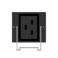 PowerWalker 10133031, Standard, 0U, Senkrecht, Schwarz, 24 AC-Ausgänge, C13-Koppler, C19-Koppler