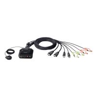 ATEN CS22H - KVM-/Audio-/USB-Switch - 2 x KVM/Audio/USB