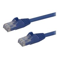 StarTech.com 1m CAT6 Ethernet Cable, 10 Gigabit Snagless RJ45 650MHz 100W PoE Patch Cord, CAT 6 10GbE UTP Network Cable w/Strain Relief, Blue, Wiring is UL Certified/TIA - Category 6 - 24AWG (N6PATC1MBL)