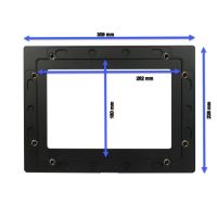 ALLNET ALLTCOVER10NWV1, Bezel, ALLNET, Weiß, 25,4 cm (10"), 1 Stück(e), 309 mm