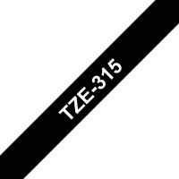 Brother TZE315, Weiss auf Schwarz, TZe, Grau, Wärmeübertragung, China, 5 Jahr(e)