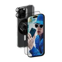PanzerGlass ® 4-in-1 Schutz Set iPhone 16 Pro, Apple, Apple - iPhone 16 Pro, Trockene Anwendung, Kratzresistent, Schockresistent, Transparent, 1 Stück(e)