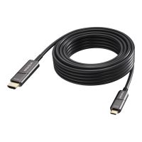 TD SYNNEX VISION - Adapterkabel - USB-C männlich zu HDMI männlich - 15 m - Glasfaser - Schwarz - Unterstützung für 4K60Hz (3840 x 2160)