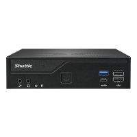Shuttle XP? slim DH610V2, 1,35 l großer PC, Mini-PC Barebone, Intel H610, LGA 1700, DDR5-SDRAM, 120 W
