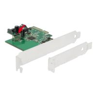 Delock PCI Express Card to 1 x internal USB 3.2 Gen 2 key A 20 pin female - USB-Adapter - PCIe 3.0 x4 Low-Profile - USB 3.2 Gen 2 (intern)