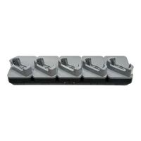 Zebra Handheld-Ladestation - für Geräte ohne robuste Stiefel - Ethernet - Ausgangsanschlüsse: 5 - 48.3 cm (19")