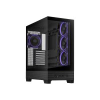 ASUS A23 PLUS - Mid tower - ATX - Seitenteil mit Fenster (gehärtetes Glas)