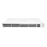 HPE Aruba Networking Aruba Instant On 1830 48G 24p Class4 PoE 4SFP 370W, Managed, L2, Gigabit Ethernet (10/100/1000), Power over Ethernet (PoE), Rack-Einbau, 1U