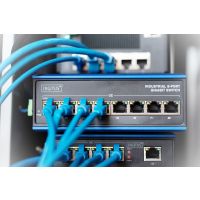DIGITUS 8 Port Gigabit Ethernet Netzwerk Switch, Industrial, Unmanaged