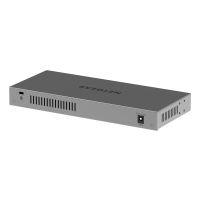 Netgear GS108MX-100EUS, Unmanaged, L2, Gigabit Ethernet (10/100/1000), Vollduplex, Rack-Einbau, Desktop-/Wandmontage