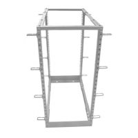 ALLNET ALL-SW4POST22GRAU, 22U, 400 kg, Grau, 48,3 cm (19 Zoll), 515 mm, 1010 mm