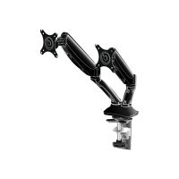 Iiyama DS3002C-B1 - Befestigungskit - einstellbarer Arm - für 2 Monitore - Schwarz - Bildschirmgröße: 25.4-68.6 cm (10"-27")