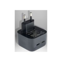 Inter-Tech PD-2036 - Netzteil - klein - 36 Watt - 3 A - PD - 2 Ausgabeanschlussstellen (USB-C)