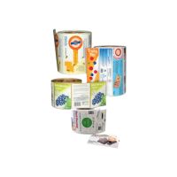 DTM Print Paper High Gloss - Glatt und glänzend - weiß - 38 x 38 mm 1600 Etikett(en) (1 Rolle(n)
