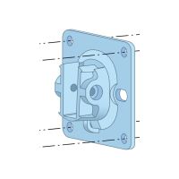 HPE Aruba AP-270-MNT-H2 - Kit für Netzwerkgerät-Wand-/Deckenmontage