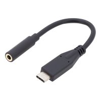 DIGITUS USB-C Audio Adapter / Konverter, USB-C/Stecker - 3.5mm Klinke/Buchse